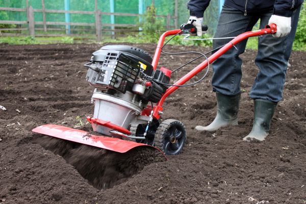 Front Yard Soil Tilling